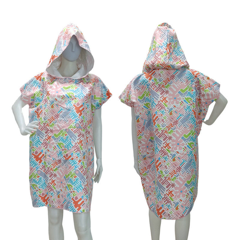 Microfiber Poncho Quick Drying Changing Poncho